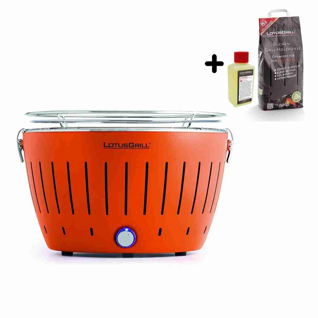 gratar-carbuni-lotus-grill-classic-g340-portocaliu-pachet-pro-g-or-34ppro